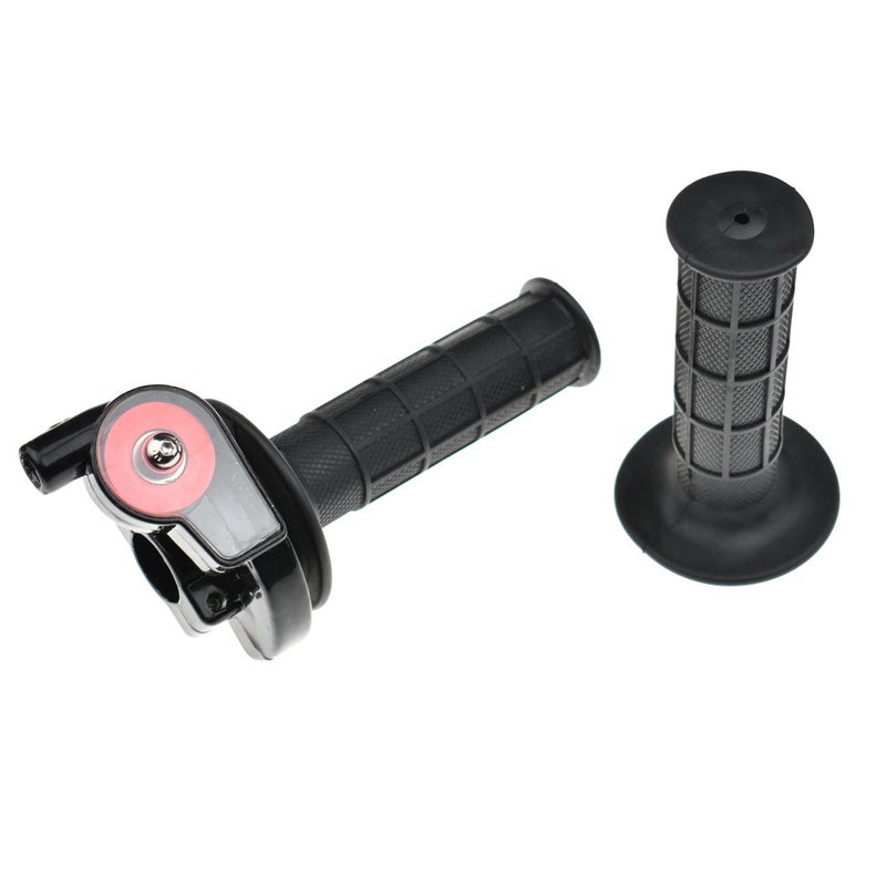 LAXEEM 7/8" 22mm Twist Throttle Grips Cable For CRF KLX TTR 110 125 150 200 250 cc Dirt Pit Bike - Image 3